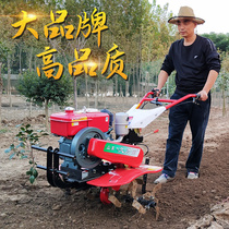 Micro Tiller Small multifunctional Ripper New type of agricultural diesel hand-supported farmland ditching and turning soil tillage rotary tiller