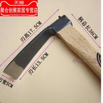  Scraping hoe hoe steel plate hoe agricultural tools vegetable planting small hoe household hoe small mini hoe hoe