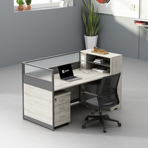 Desk Chair Brief Modern Staff Table Double Digit Screen Station Office Holder Financial Desk High Cabinet Portfolio