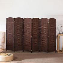 New Chinese folding screen partition living room hotel folding screen study office paper rope export screen mail order