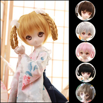 Mini fairy tale-Spring cherish Moon double ponytail (wind and Chinese style high temperature silk wig 3 points 4 points 6 points BJD doll