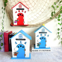 Pastoral style kindergarten heart language mailbox home furnishings opinion box photography props cute cabin decoration