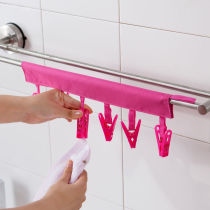 Plastic clips Clothes clothes hanger Foldable cloth clothes hanger for travel and drying clothes clips bathroom hanger