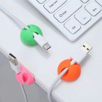 Data line fixer Ricoters desktop Charging line Containing Finishing Headboard Solid Wire Clip phone Mouse Line buckle