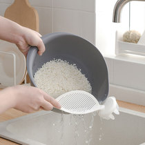 Japanese Rice Rice mixing bar rice washing machine does not hurt hand rice washing rice Rice artifact rice spoon household drain washing rice sieve
