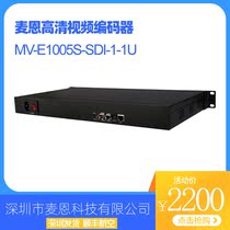 h 265 single SD-SDI HD-SDI 3G-SDI audio and video encoder 1U rack low latency