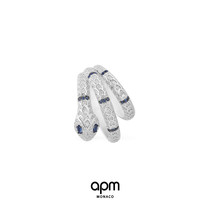 APM Monaco single exotic blue-eyed snake ear clip fun snake-shaped earrings gift for girlfriend