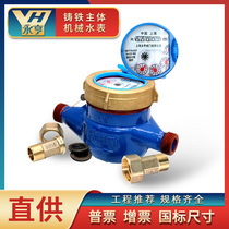 Shanghai water meter Household rotary tap water 4 points 6 points DN15 antifreeze screw thread mechanical digital cold water meter