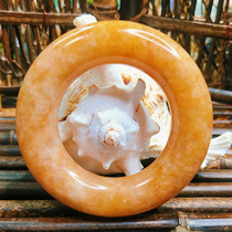 Inner Mongolia Shesai Shesuit Taiyu natural jade bracelet boutique gold strawberry jam boutique leakage Chinese style