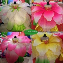 Big flower opening dance big swing skirt flower bloom flourishing age costume large song and dance with dance performance suit big petal shape