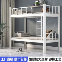 Double hob shang xia pu chuang student employee dormitory bed apartment bunk bed site hob customization