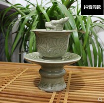 Net red tremble sound Road Cup Jiulong ceramic wine cup greedy cup with Dragon Dragon Road Cup siphon principle