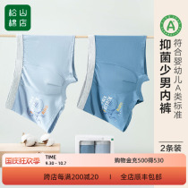 Matsuyama cotton shop teen underwear student boy antibacterial bottom crotch class A class mid-waist breathable comfortable sport flat angle autumn