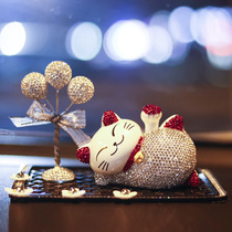Car swing piece Treasure Cat Nets Red Car In-car Adornment Personality Creativity in High-end Beautiful Goddess