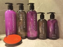Mercure hotel shampoo shower gel conditioner body lotion hand sanitizer centroid lavender essential oil wash set