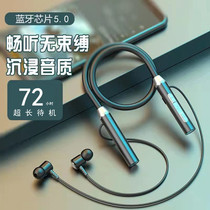 Bluetooth headset 2021 New neck-mounted wireless sports listening to song noise reduction binaural in-ear for Huawei