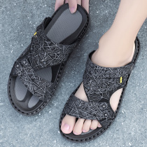 Beach shoes mens models 2022 new Vietnamese sandals mens casual outwear wave slippers Driving teenagers Dual-purpose summer