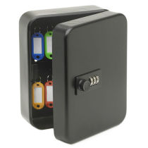 Password lock key box household wall key cabinet car key storage management box intermediary wall-mounted