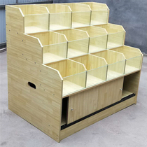 Supermarket rice warehouse Rice noodle shelf Rice grain bucket Rice bucket Rice noodle cabinet Whole grain cabinet Dry fruit bulk container grain shelf
