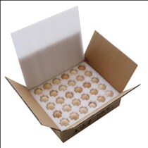 Foam drag protection box paper box egg shock transport Mountain egg packaging box anti-fall shockproof chicken farm egg tray