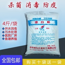 Disinfection powder Household sterilization bleaching well water Edible catering fish pond farm Kindergarten special disinfection 2kg