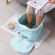 Thickened foot washing bucket plastic Roller massage foot bath bucket foot washing basin portable foot tub to remove dampness and warm feet