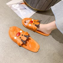 Parent-child Elk sandals and slippers female summer 2022 new cute soft bottom non-slip couples home one-size 4