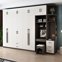 Wardrobe home bedroom cabinet rental room size light luxury wardrobe simple modern small apartment wardrobe free of installation