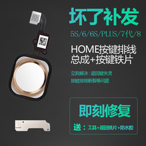 Suitable for iphone6 Apple 6s fingerprint 5S Cable 8 button HOME key 7 assembly p HOME screen se original plus