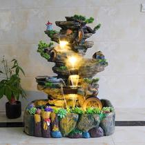 Rockery running water fountain living room balcony fish pond landscape club opening housewarming new home gifts