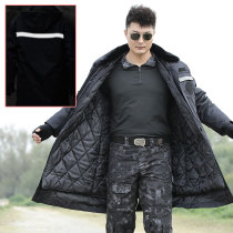 Winter thickened large coat mens long style special soldiers anti-cold and warm anti-cold Army green cotton clothes cotton coat for training and dresses