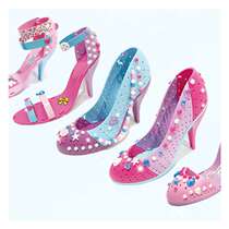 Little flower fairy girl handmade diy beaded House simulation jewelry shiny children toy high heels