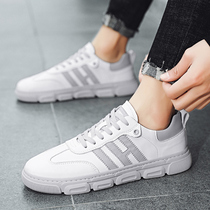  Mens shoes spring 2020 new white shoes board shoes fashion trend all-match white casual shoes net red white shoes tide shoes
