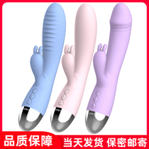 Female self-comfort device heating and heating dildo double vibration charging strong vibration silicone simulation penis sex tool