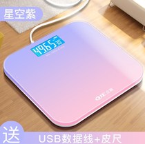Human body electronic scale female family scale girl precision cute weight scale slimming weight weighing fitness weight loss student