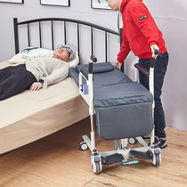 Shift machine Hydraulic lifting bed care transfer device Paralyzed elderly disabled multi-functional household toilet cart