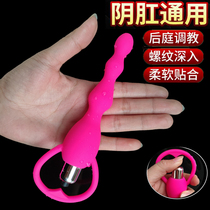 Postcourt anal plug Alternative shake spice spa Chrysanthemum Self-defence woman can insert Anal Sex Passion Pull Bead