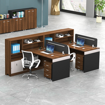 Financial Desk Office Chairs Portfolio Brief Modern Staff Employee Station Computer Desk Double Desk