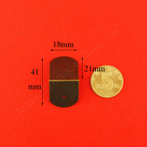 Bag-side antique bag edge wooden box 4 corners protection corner trim angle iron leather bag edge strip semicircle wrapping 2 bread strips
