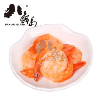 Eight fresh island shrimp instant seafood Tai Chi shrimp shrimp tail leisure net red snack Dalian seafood vacuum bag