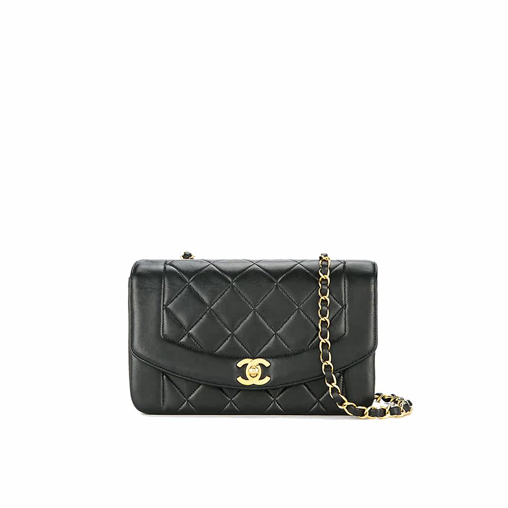 【租】包秘密奢侈中古香奈儿菱格链条chanel vintage classicflap
