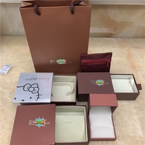 Jewelry packaging gift box Suitable for Zhou Shengsheng Jewelry ring pendant necklace bracelet Gift storage box
