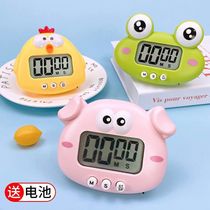 Super large screen cute chicken electronic timer kitchen baking timer student learning reminder countdown timer