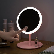 Shake sound net red with light makeup mirror Student dormitory desktop led light mirror Beauty make-up light makeup mirror woman