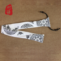 Bamboo flute hole bag flannel soft velvet flute packaging double rope double bead corset mouth student instrument two pieces