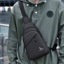 Chest Bag Mens Single Shoulder Bag Slanted Satchel OXFORD CLOTH WATERPROOF SATCHEL Casual Minima Small Backpack Mens Diagonal Shoulder Bag