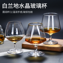 European wine glass crystal glass Whisky Cup home big belly cup brandy cup small foot Cup wine glass
