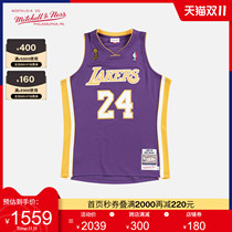 MitchellNess MN Kobe 08-09 Lakers AU retro jersey basketball suit vest BF trend