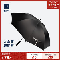 Decathlon automatic umbrella for men and women with rain and large sunshade sunscreen and UV protection long handle windproof IVE2