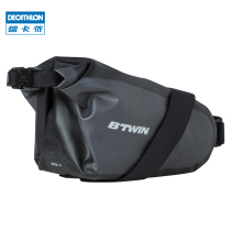  Decathlon mountain road long-distance travel commuter bicycle tail saddle seat tube seat rod bag velcro OVBAP